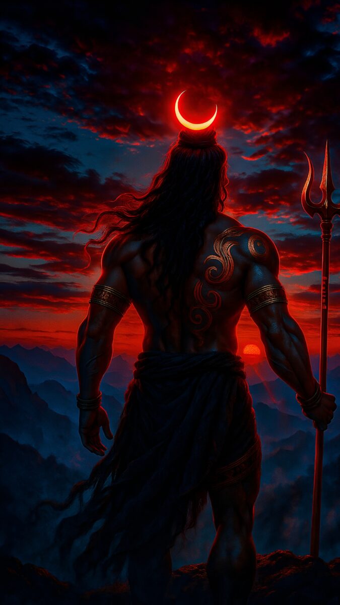 Lord Shiva at Sunset - mahadev wallpaper, god wallpaper, lord shiva wallpaper