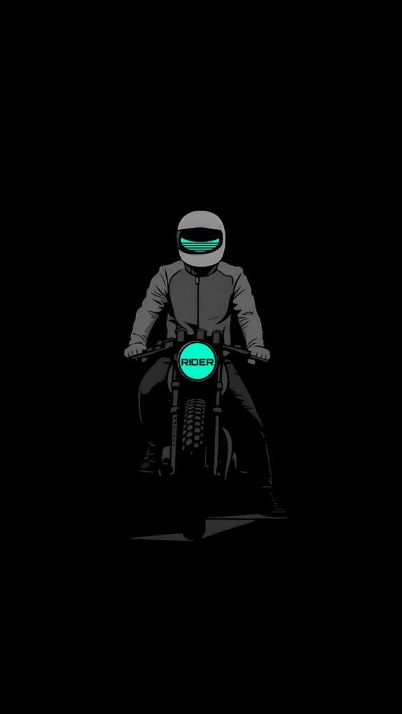 bike rider with black background-rider wallpaper, biker wallpaper, bike rider wallpaper, motorcycle rider, black wallpaper
