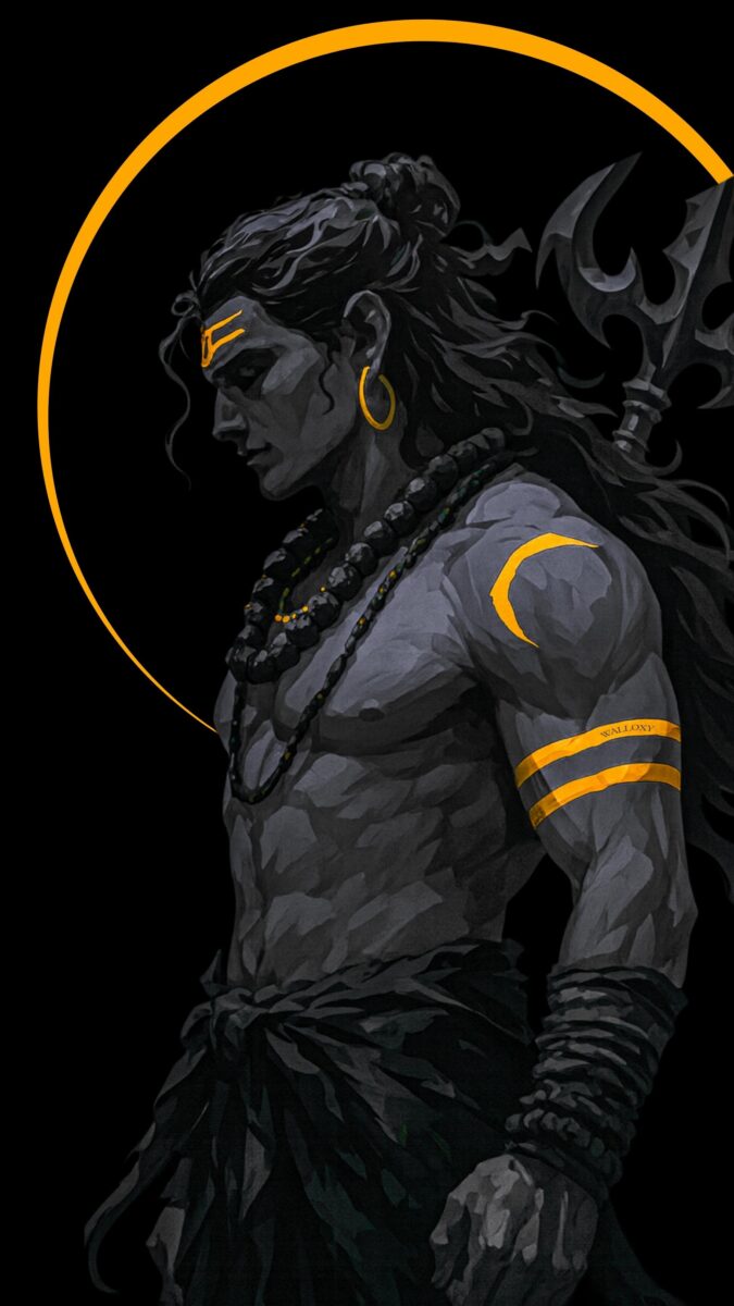 lord mahadev with black background-mahadev wallpaper, god wallpaper, mahadev black wallpaper, shiva wallpaper