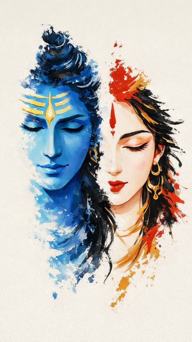 hd image and wallpaper of mahadev parvati, shiv parvati, lord shiva and parvati .