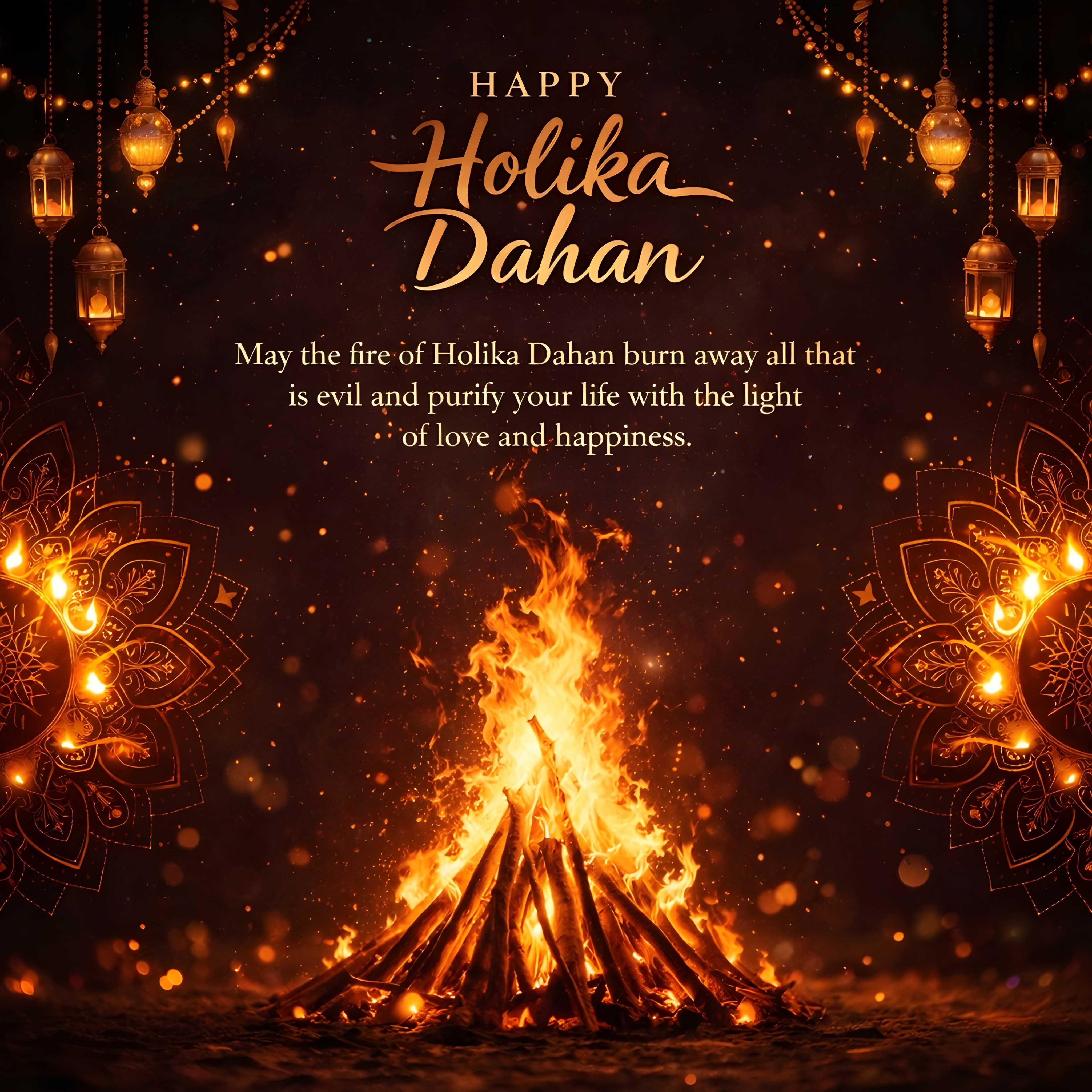 Best wishes with quote image and photo for happy holi dehan, happy holika, holika dahan, happy holika dahan, holi dahan, holika dahan quotes, holika dahan poster.
