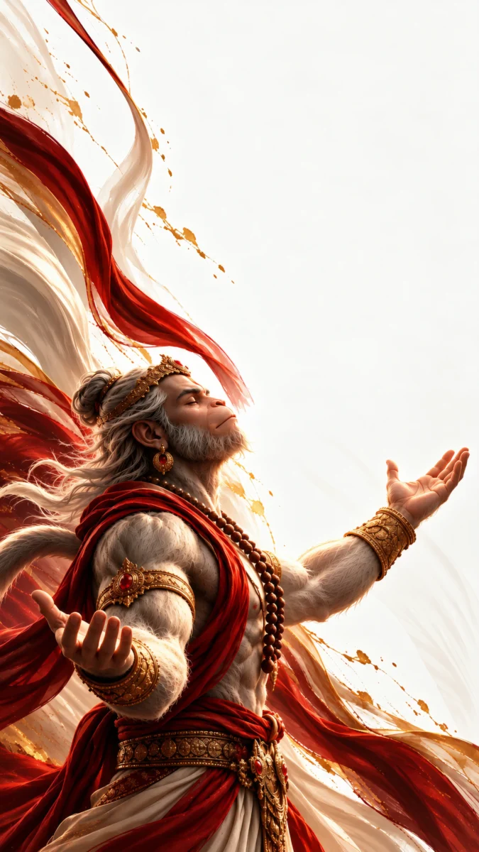 Hd image of Lord Hanuman Ji with open arms stretched upward in devotion, perfect for hanuman ji photo, bajrangbali wallpaper, and lord hanuman images.